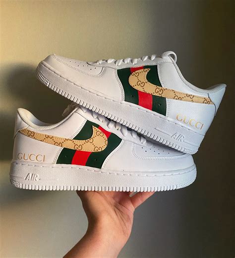 gucci x air force one|gucci nike air force ones.